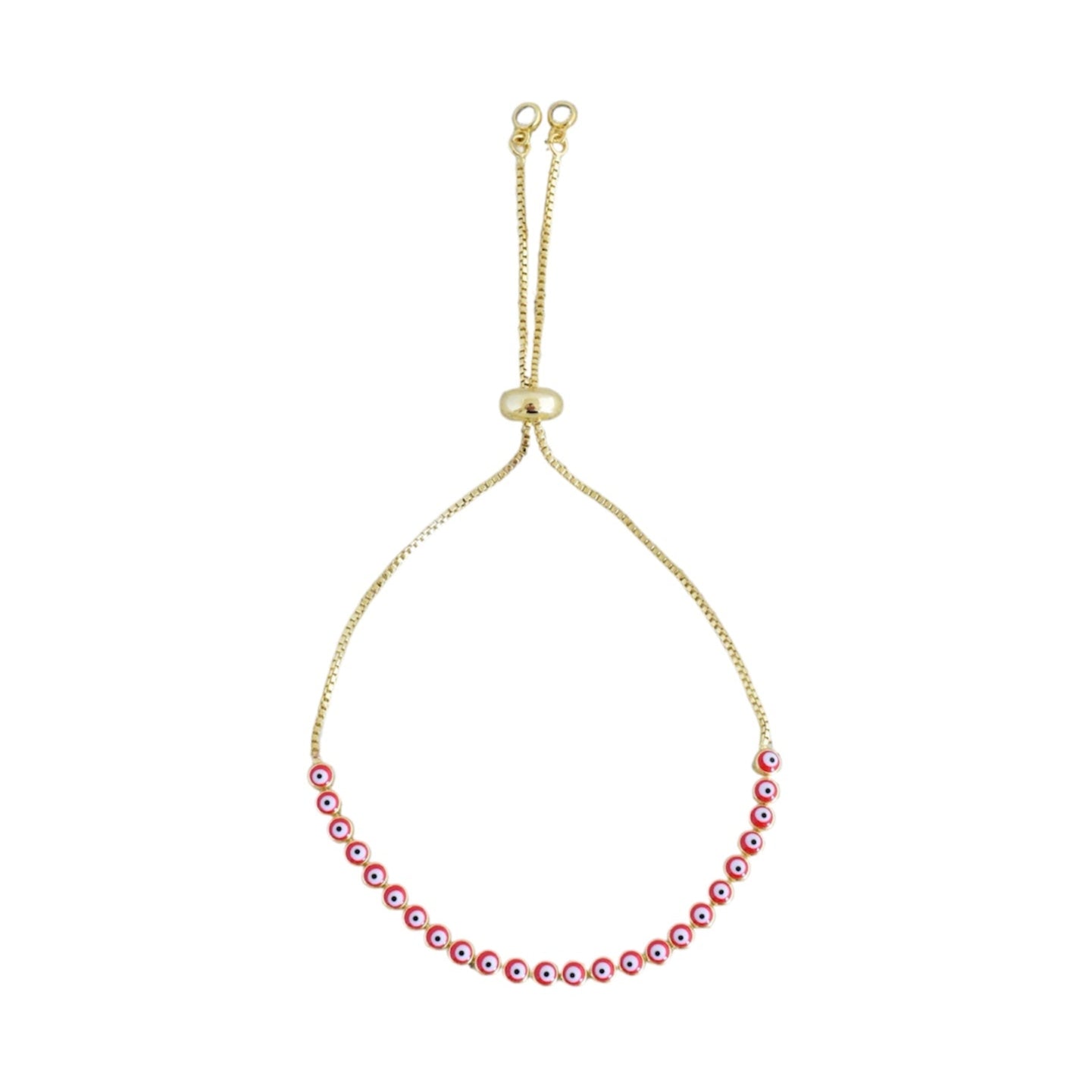 PULSERA OJO TURCO ROJO