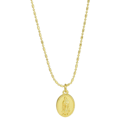 COLLAR VIRGEN DE GUADALUPE GOLDEN