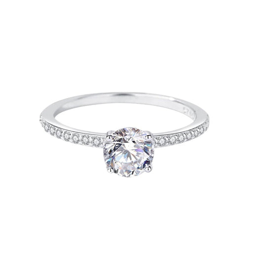 ANILLO SOLITARIO MOSSAINITE