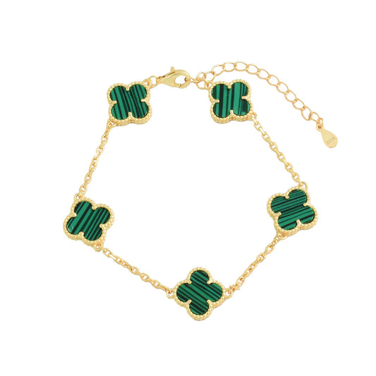 PULSERA TRÉBOL VERDE