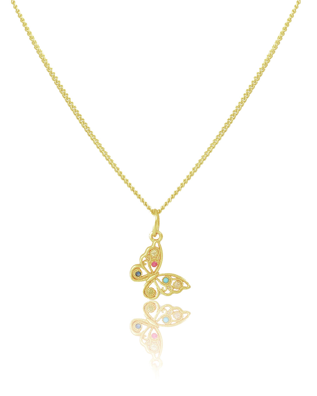 COLLAR MARIPOSA ALBA