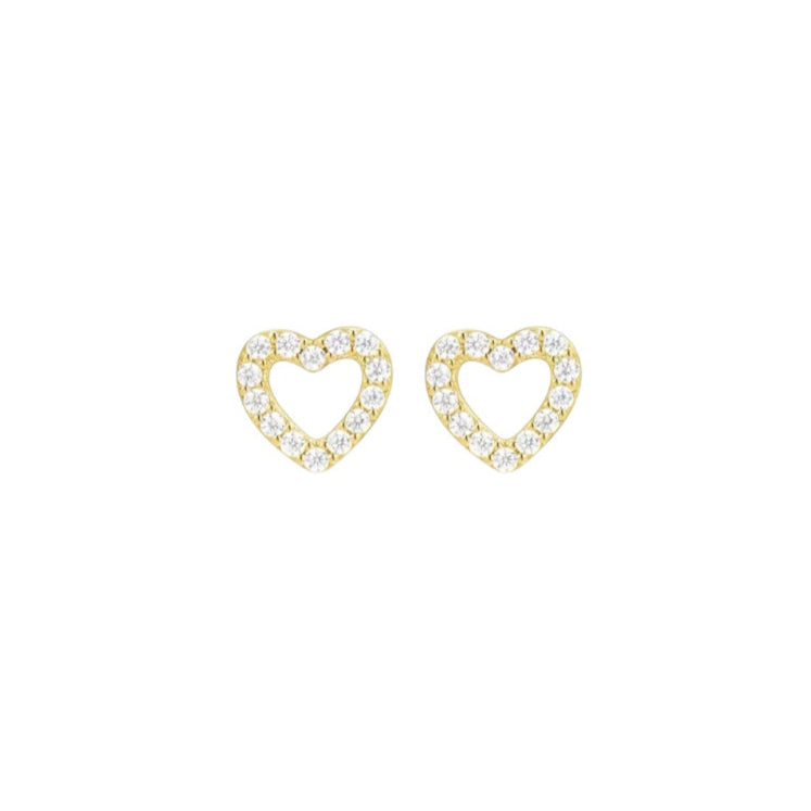 ARETES CORAZÓN SHINE