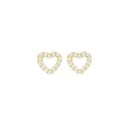 ARETES CORAZÓN SHINE