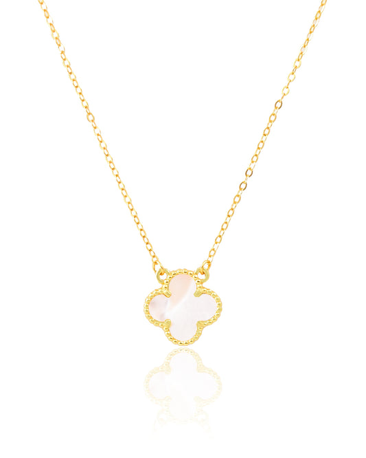 COLLAR TRÉBOL NÁCAR