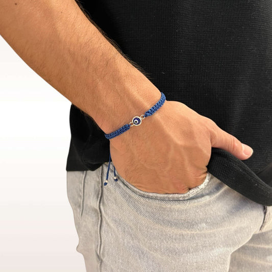 PULSERA OJO TURCO AZUL