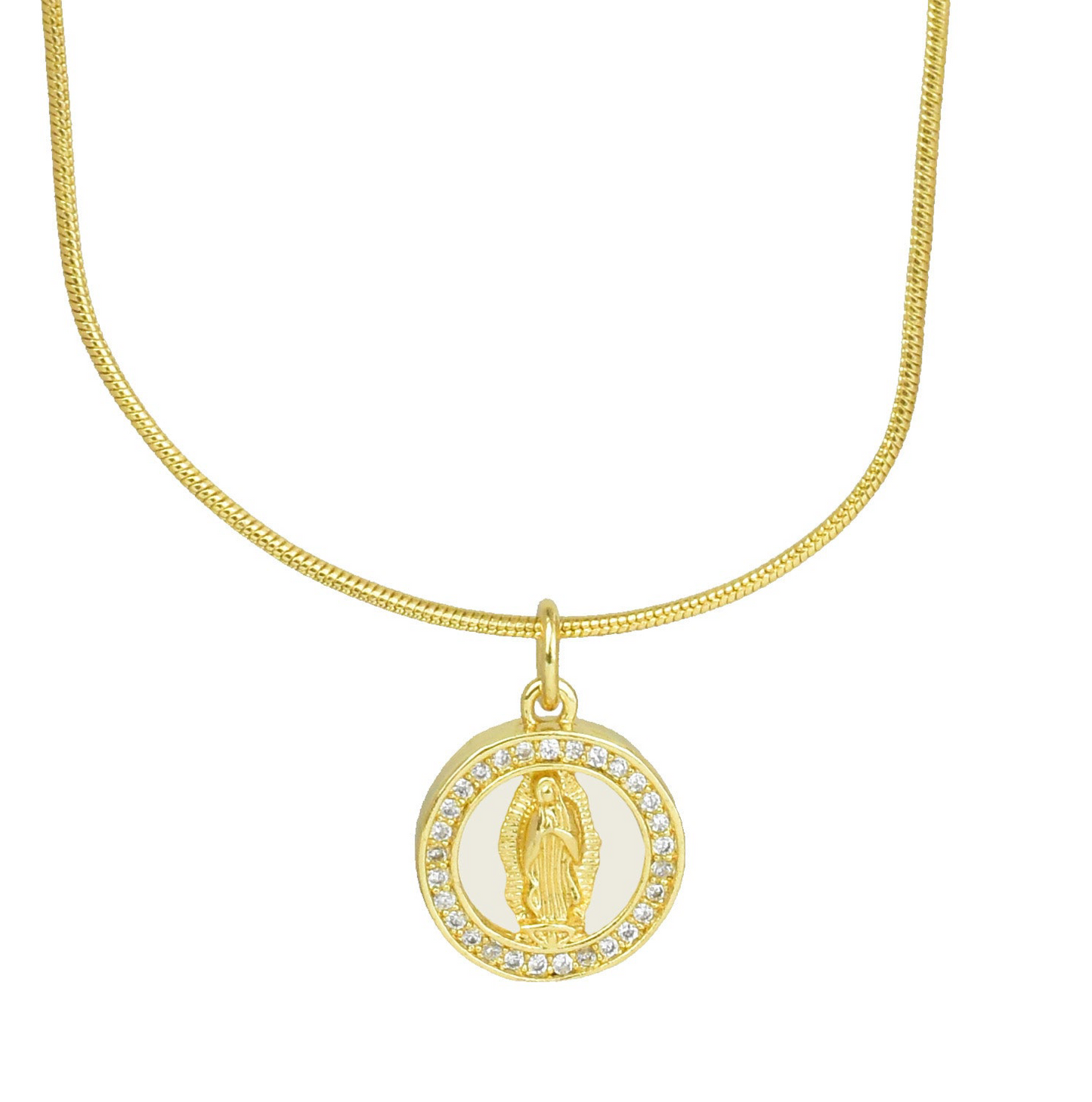 COLLAR VIRGEN DE GUADALUPE NÁCAR
