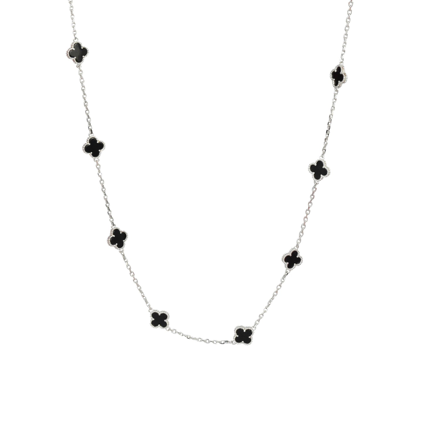 COLLAR TRÉBOL INFINITE NEGRO