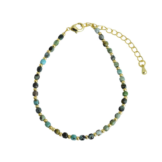 PULSERA PIEDRA TURQUESA VERDE