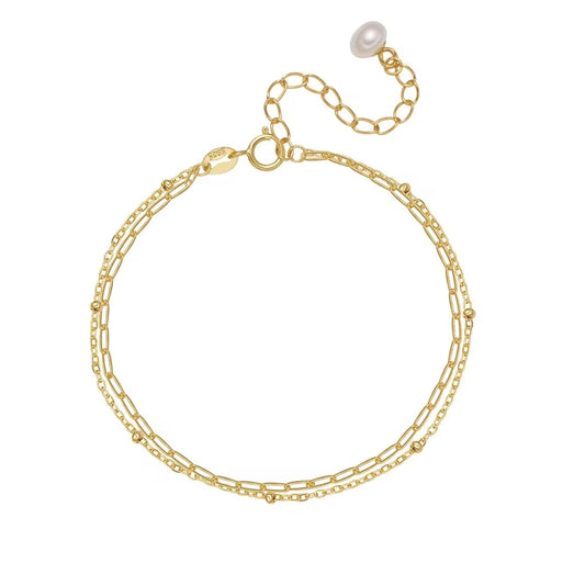 PULSERA DORADA DOBLE