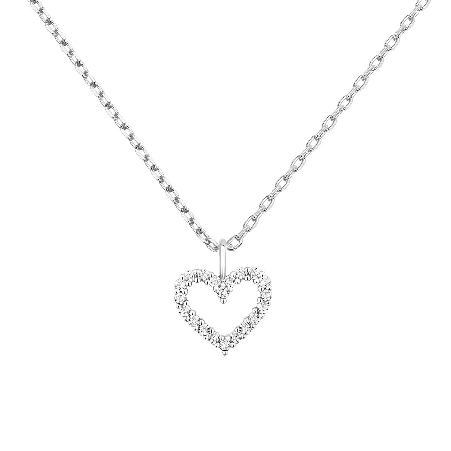 COLLAR CORAZÓN DE ZIRCONES