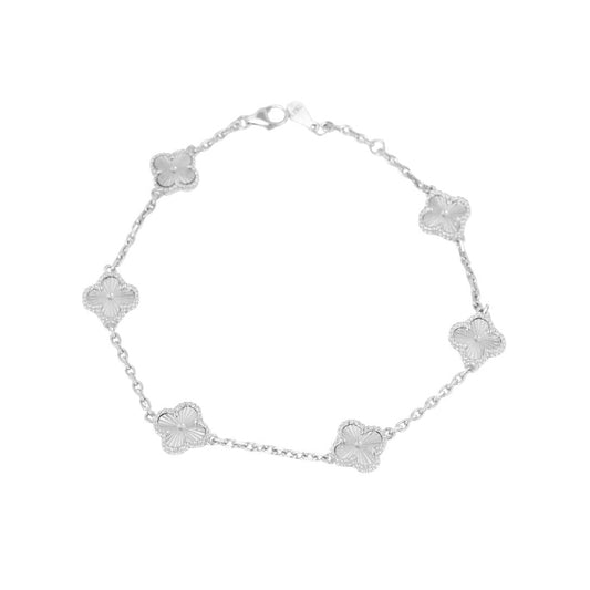 PULSERA TRÉBOL SILVER