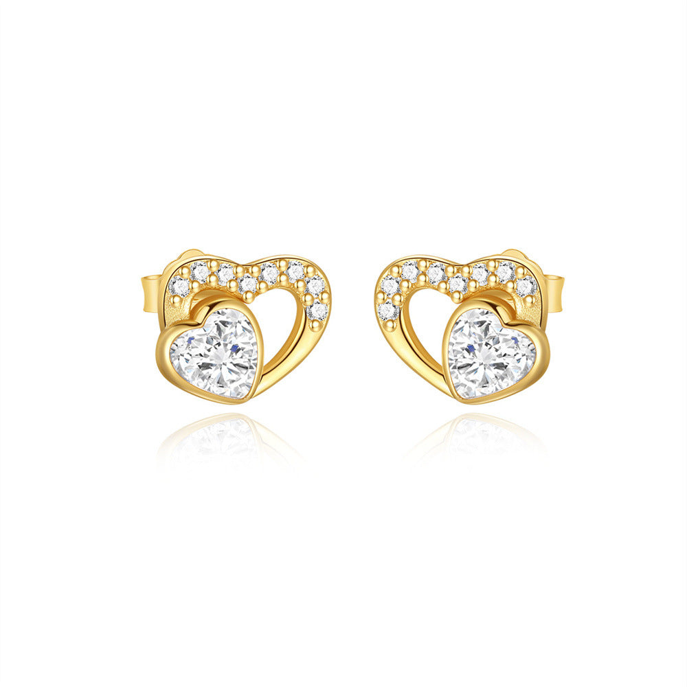 ARETES CORAZÓN PRINCESA