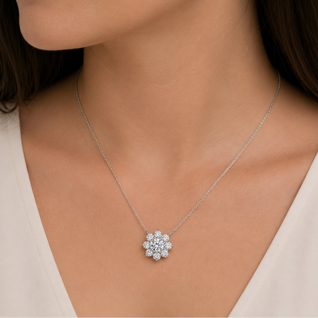 COLLAR ROSETA MOSSAINITA
