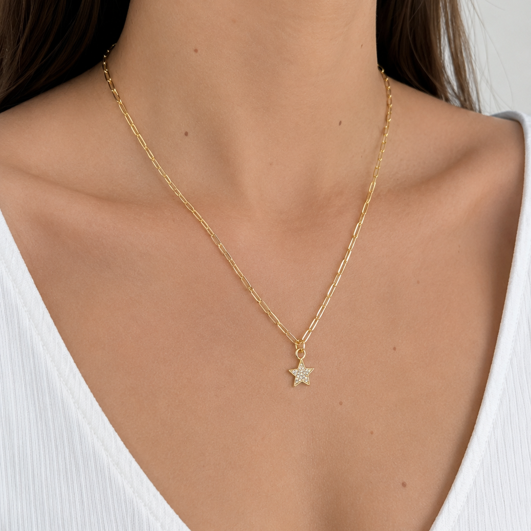 COLLAR ESTRELLA BRILLO