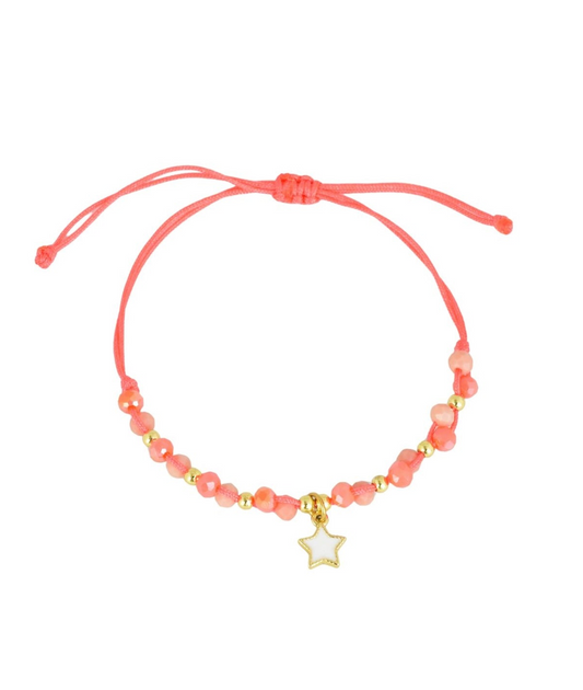 PULSERA ESTRELLA ROSA