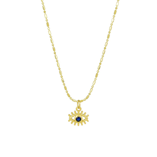 COLLAR OJO AZUL