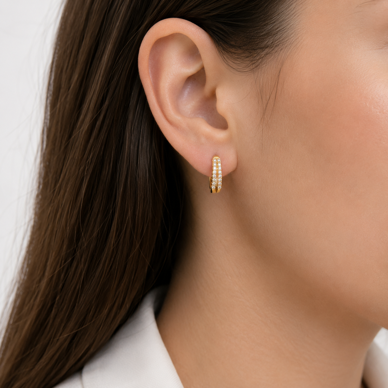 ARGOLLAS DOBLE BRILLO GOLDEN