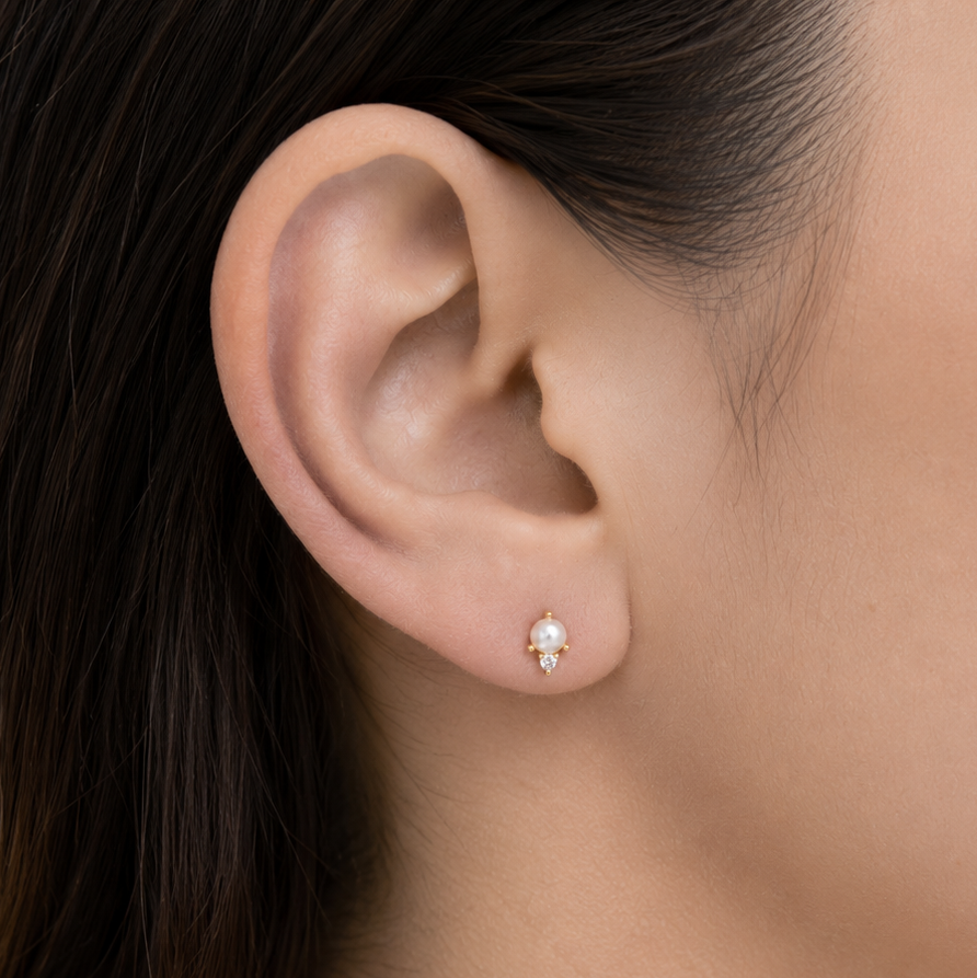 ARETES PERLA AURA