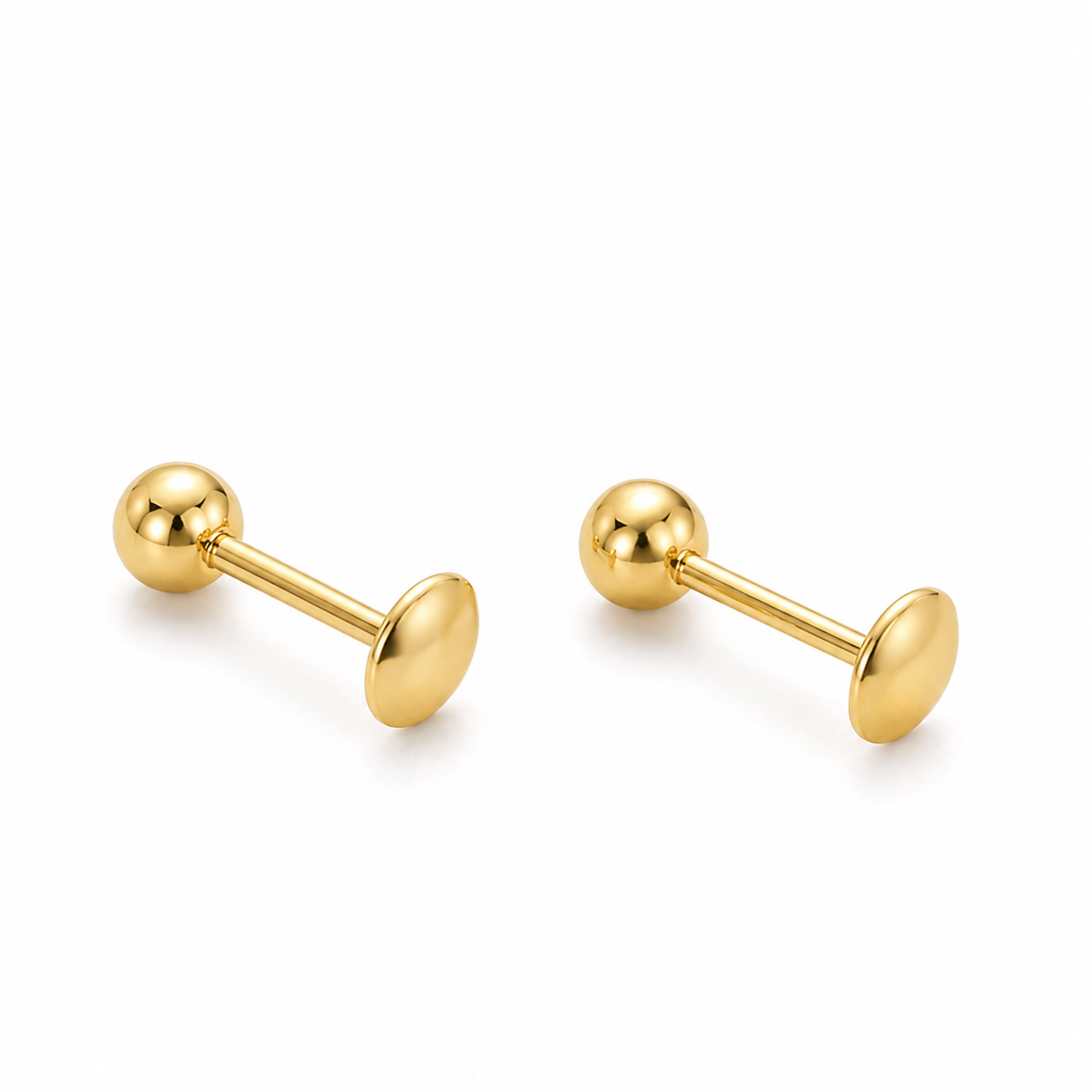 ARETE LENTEJA REVERSIBLE