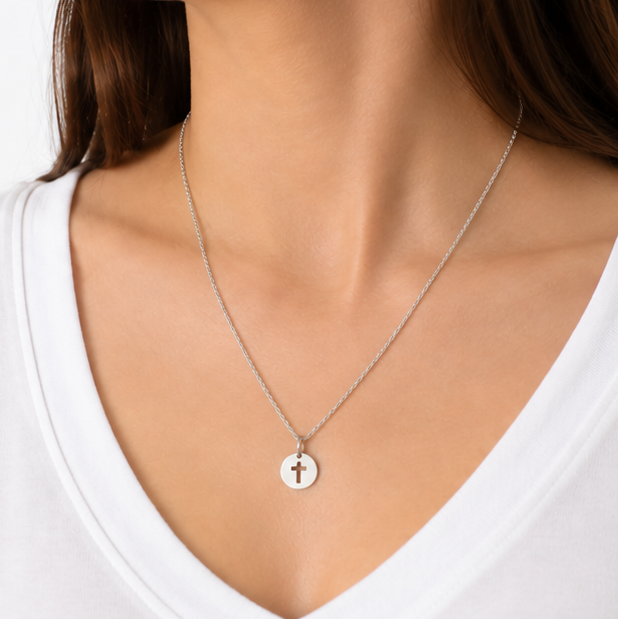 COLLAR CRUZ PLAQUITA