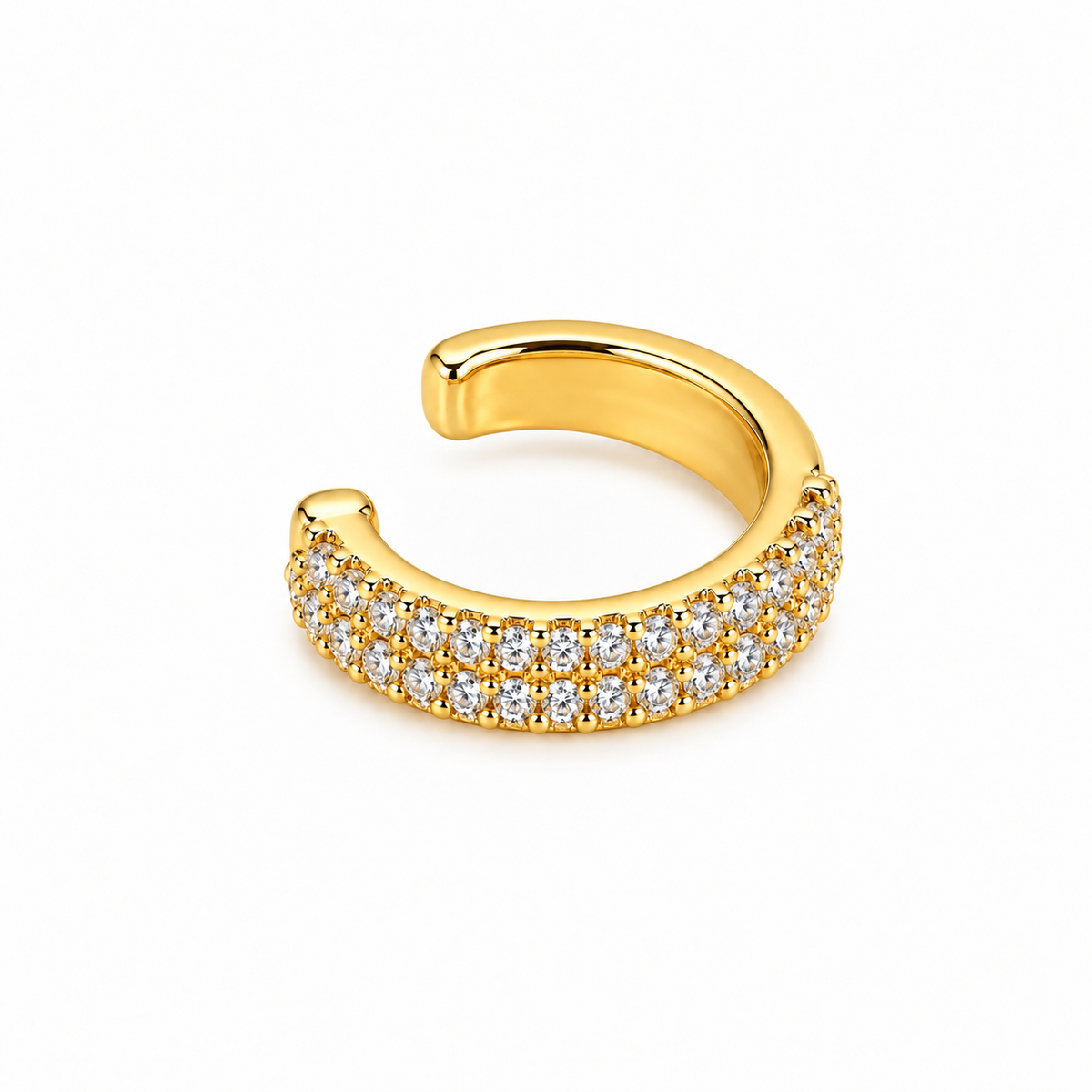 EARCUFF DOBLE BRILLO
