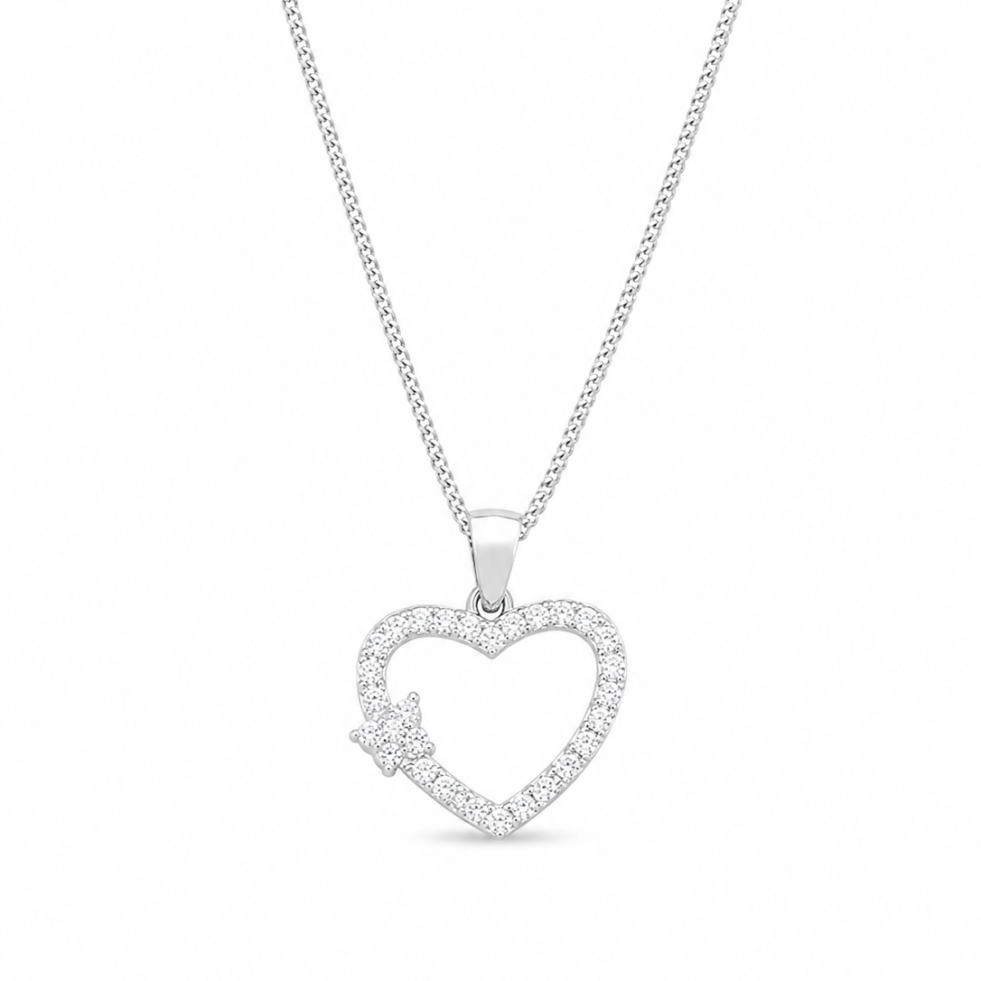 COLLAR CORAZÓN BRILLO SHINE