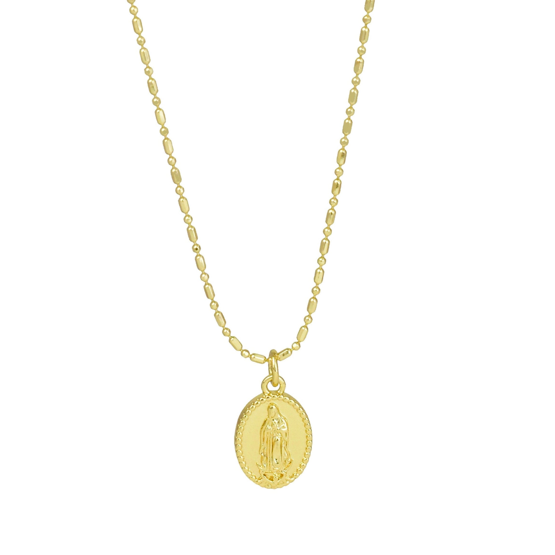 COLLAR VIRGEN DE GUADALUPE GOLDEN