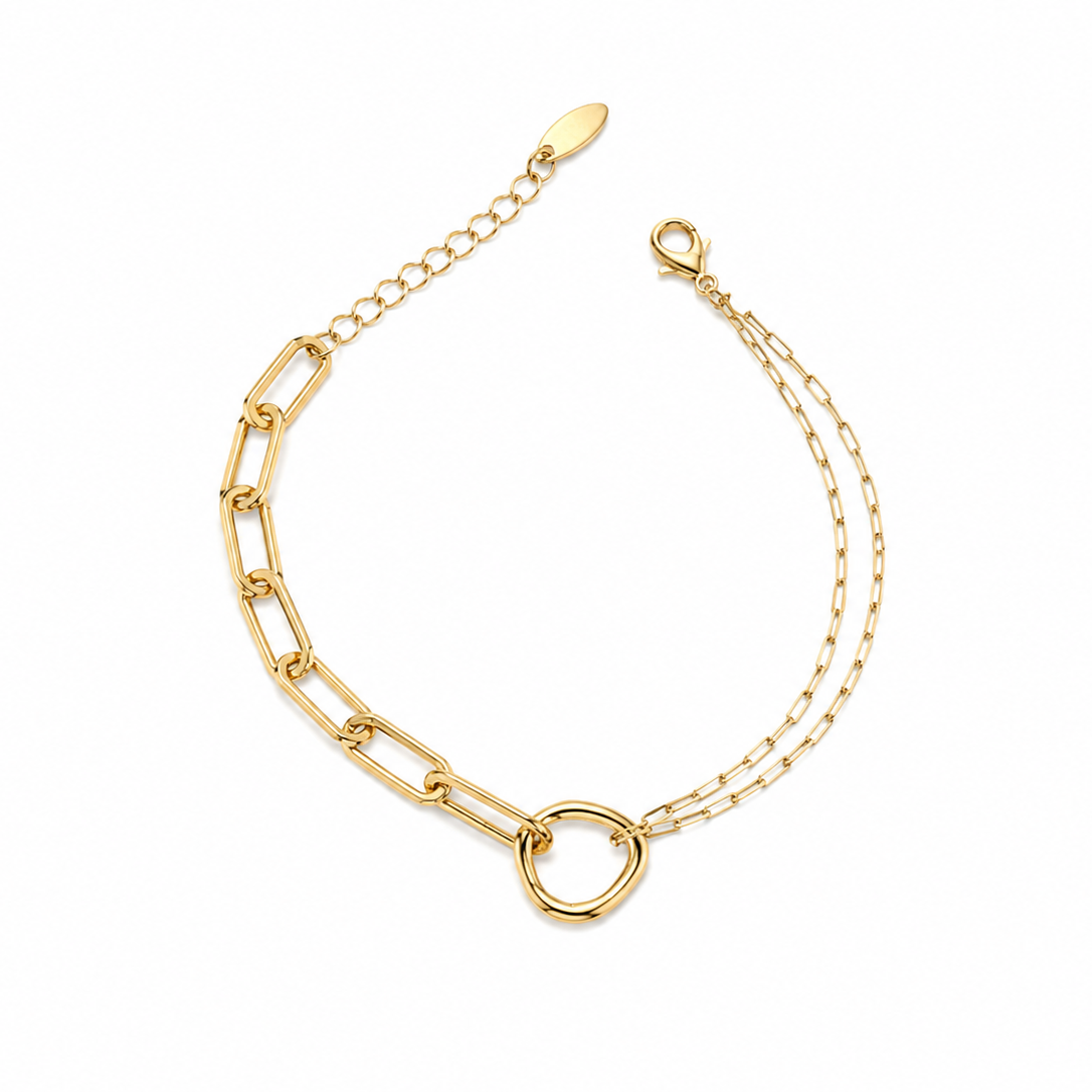 PULSERA DÚO LINK GOLDEN