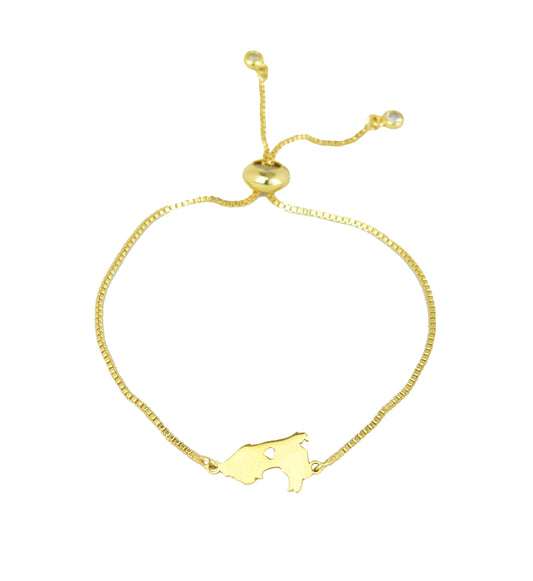 PULSERA RAÍCES DORADAS