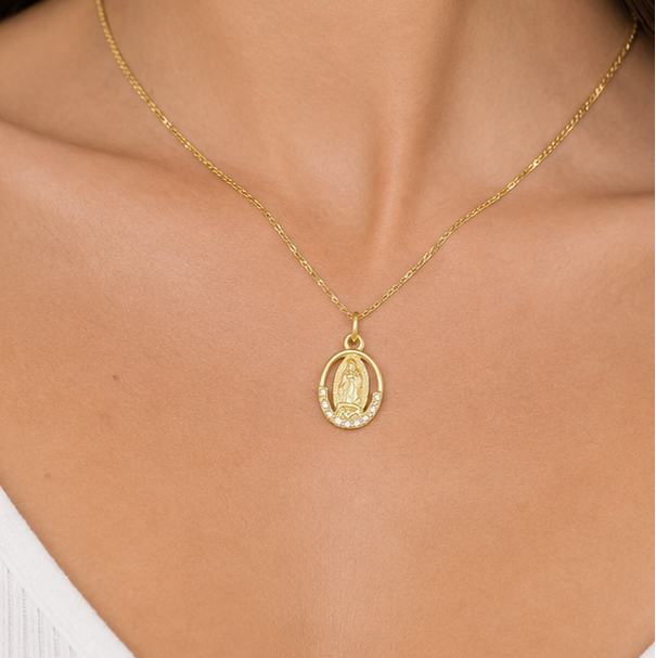COLLAR VIRGEN DE GUADALUPE SHINE