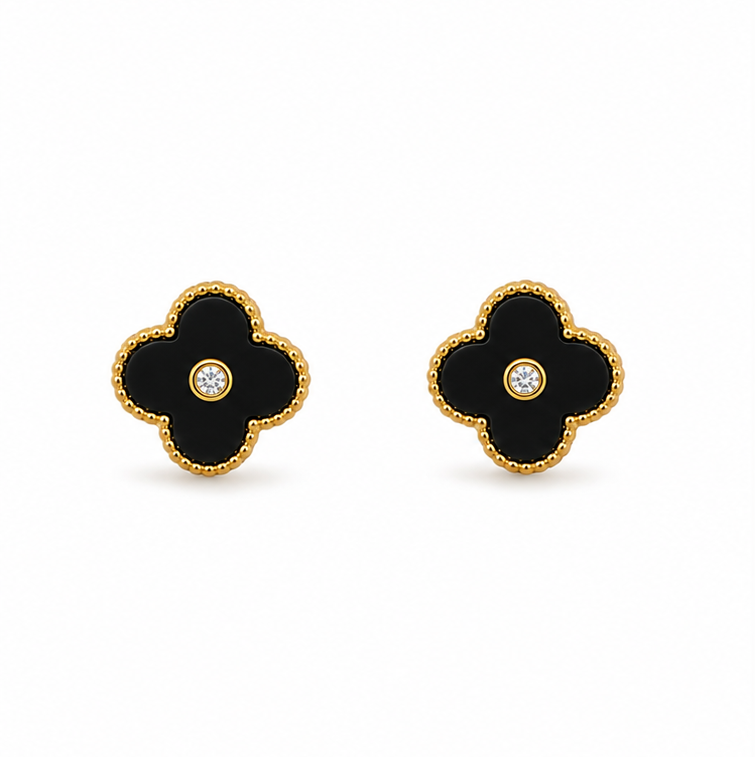 ARETES FLOR NOIR