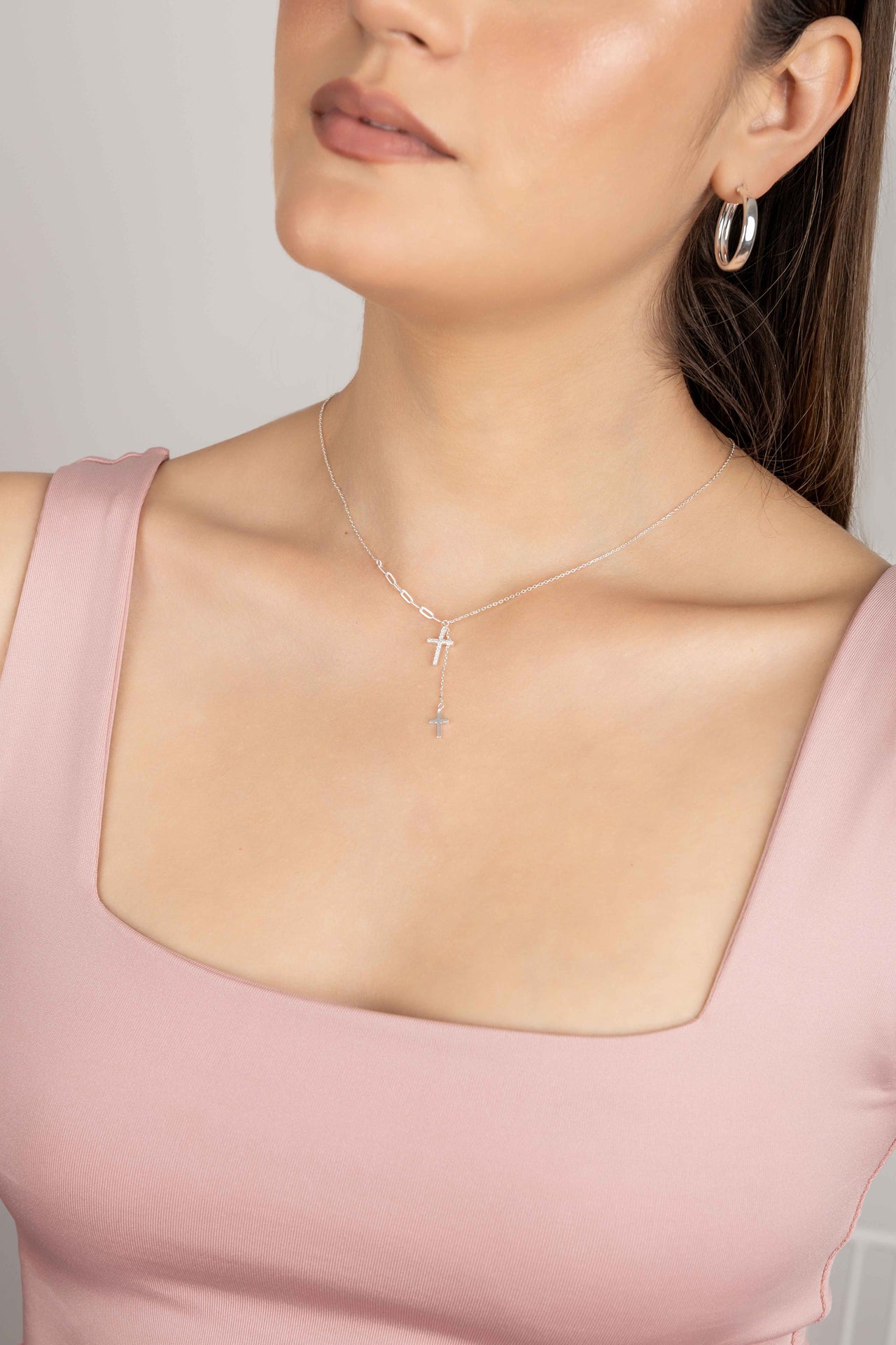 COLLAR CRUZ DIVINA DOBLE