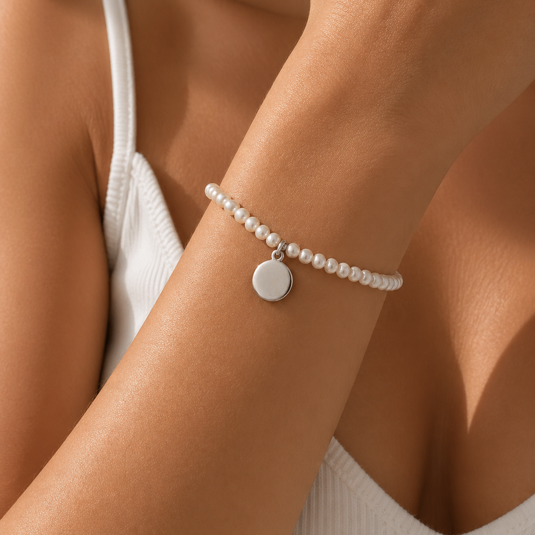 PULSERA PERLAS PERSONALIZADO