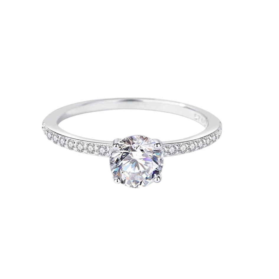 ANILLO SOLITARIO MOSSAINITE