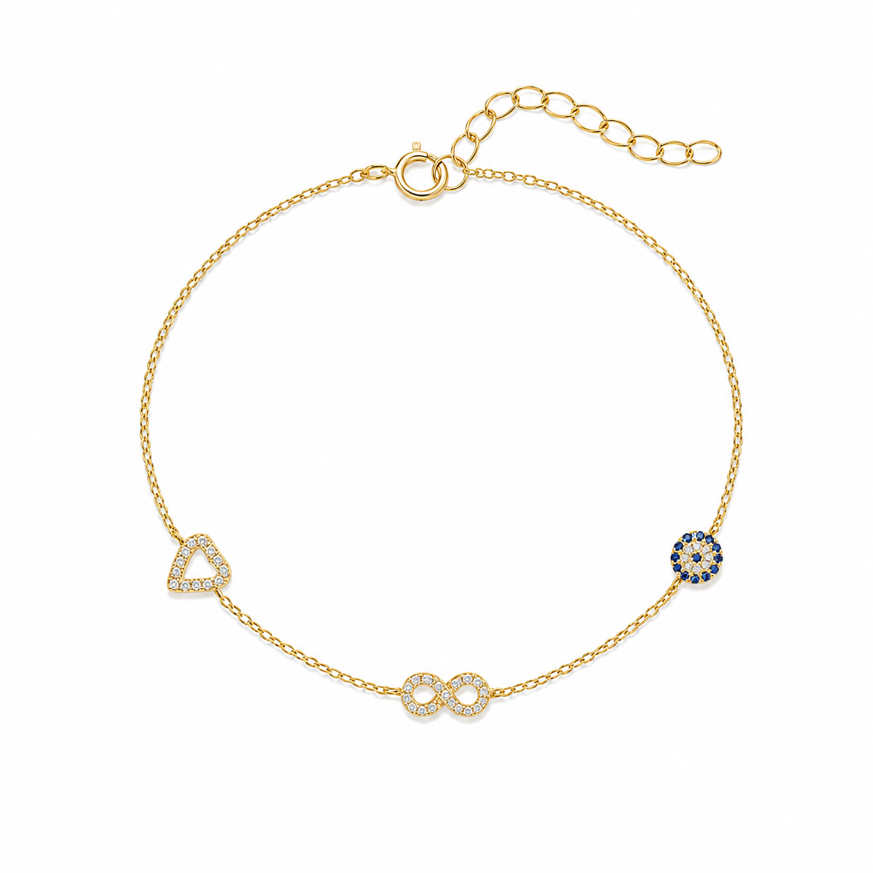 PULSERA AMULETOS GOLDEN