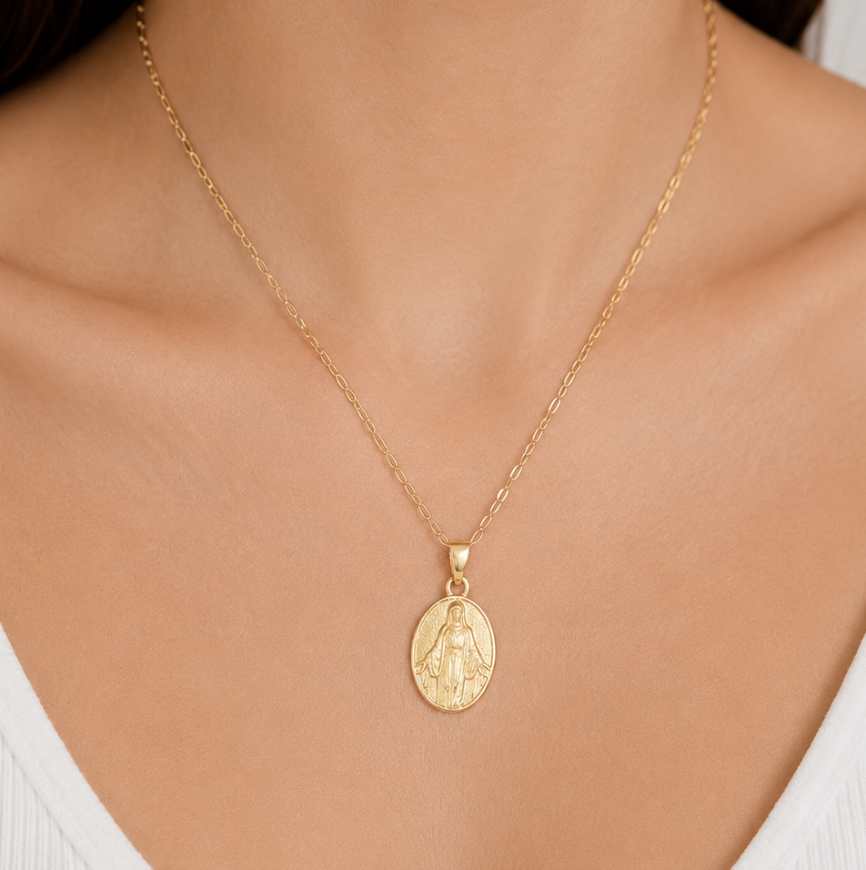 COLLAR VIRGEN DE LA MEDALLA MILAGROSA