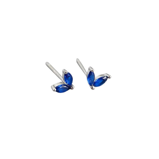 ARETE MINI PÉTALO AZUL