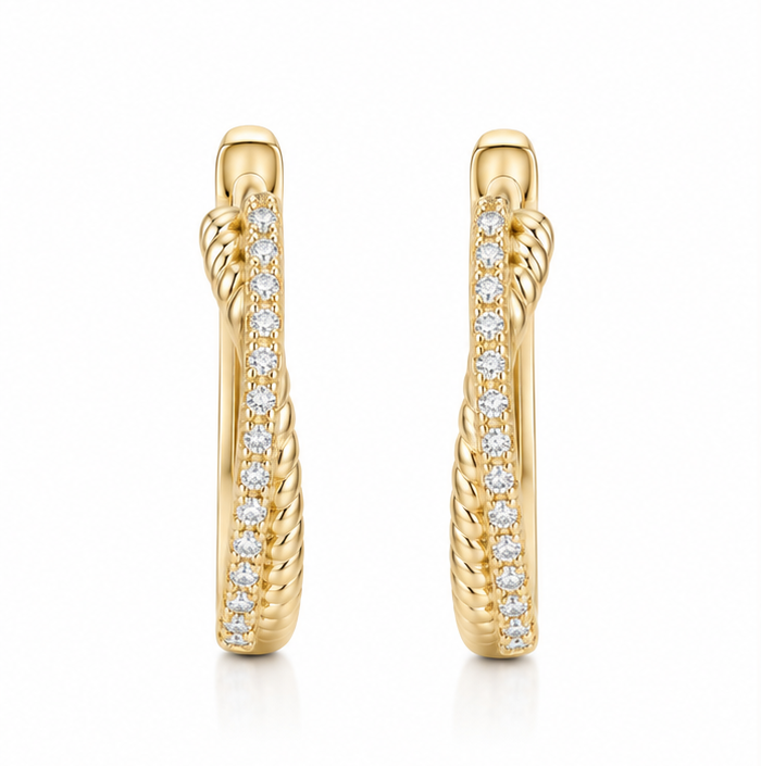 ARGOLLAS TRENZA DORÉ