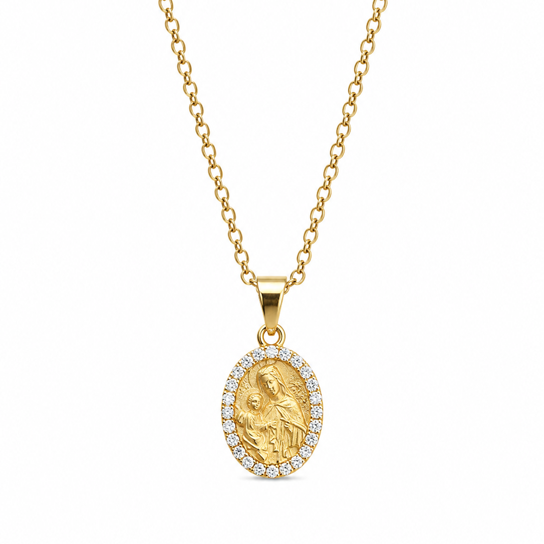 COLLAR VIRGEN MARÍA GOLDEN