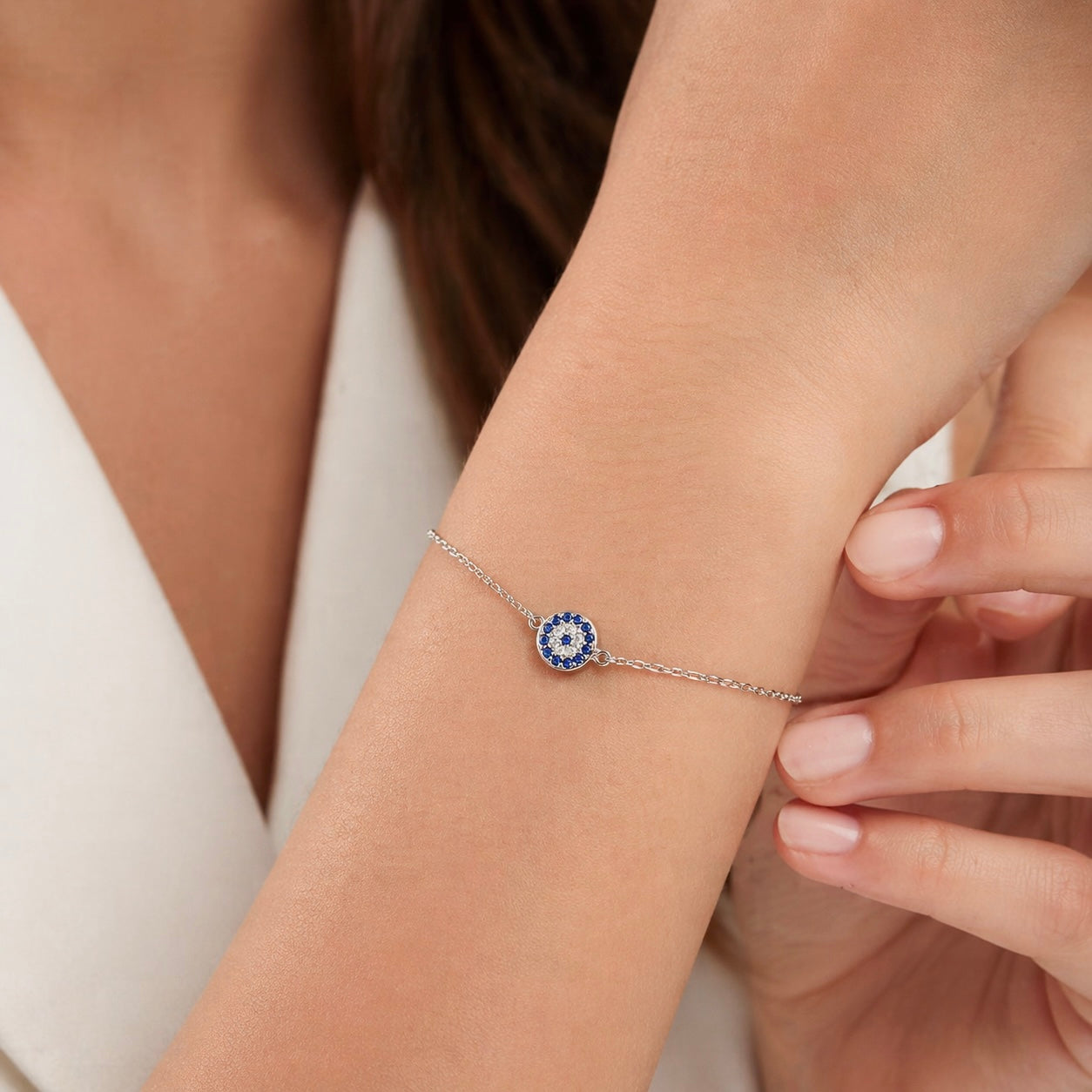 PULSERA OJO TURCO SHINE