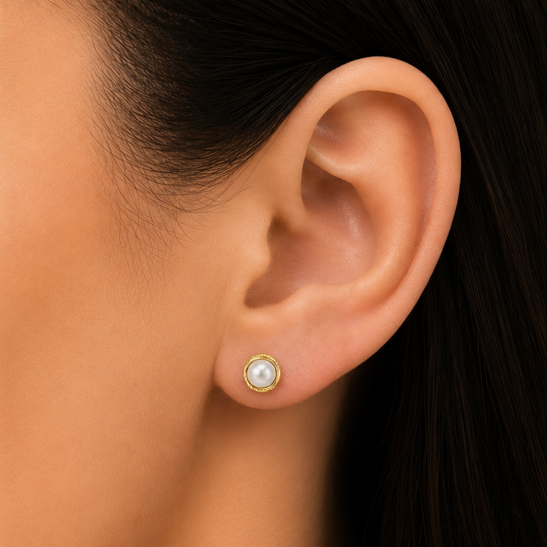 ARETES LUZ DE PERLA