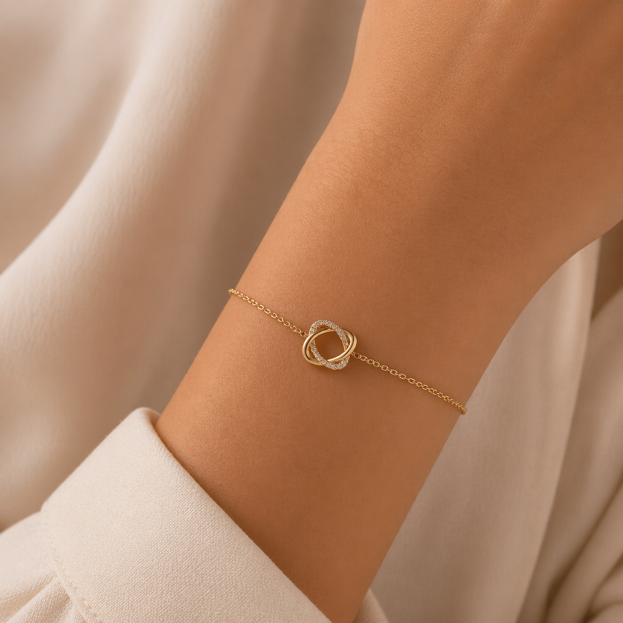 PULSERA LAZOS GOLDEN