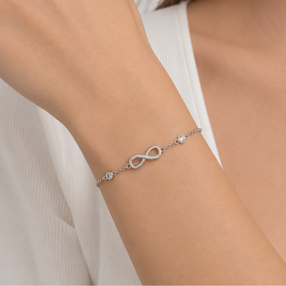 PULSERA INFINITO SILVER