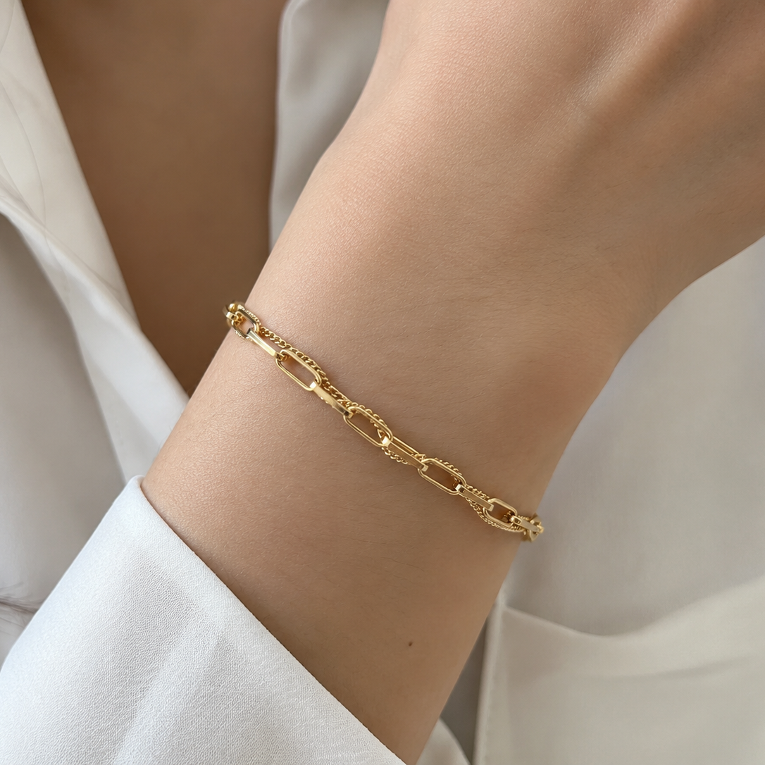 PULSERA SIENA DORADA