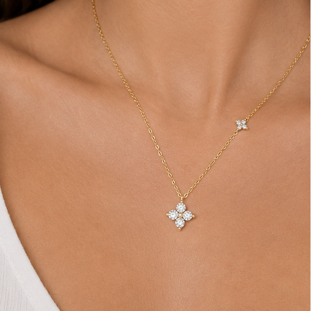 COLLAR ROSETA DOBLE