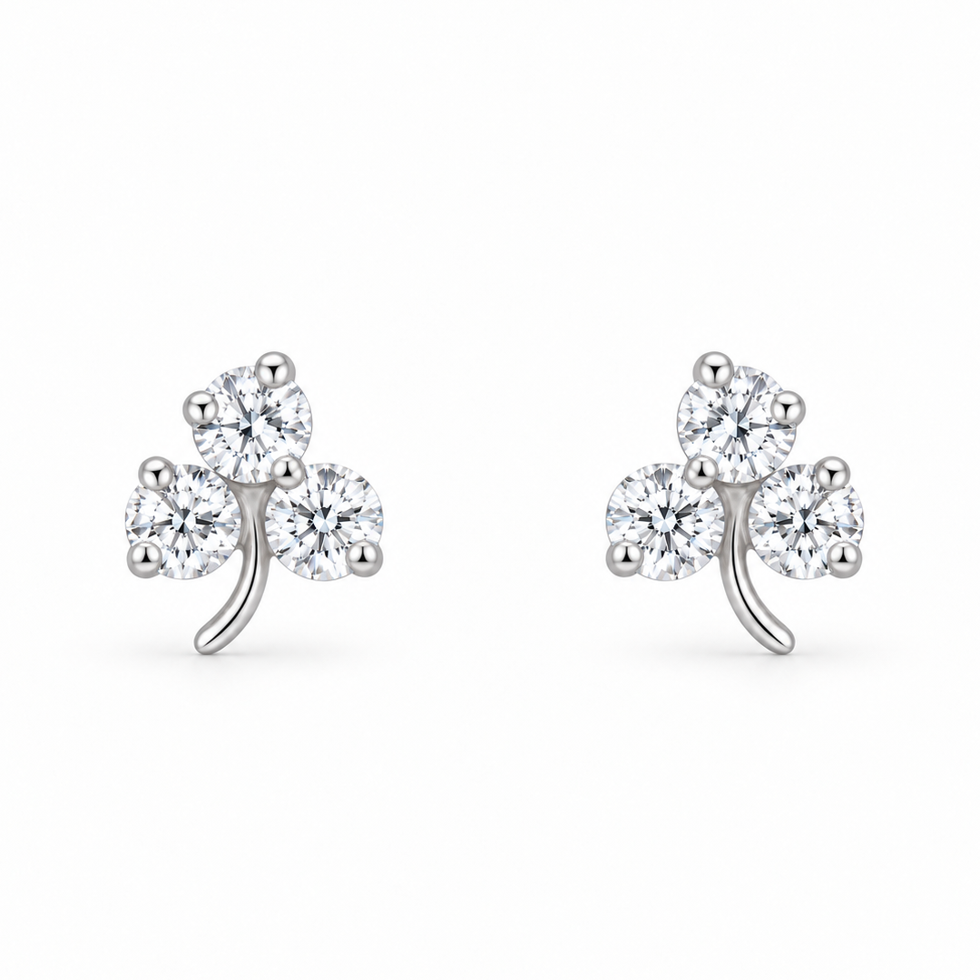 ARETES TRÉBOL SHINE