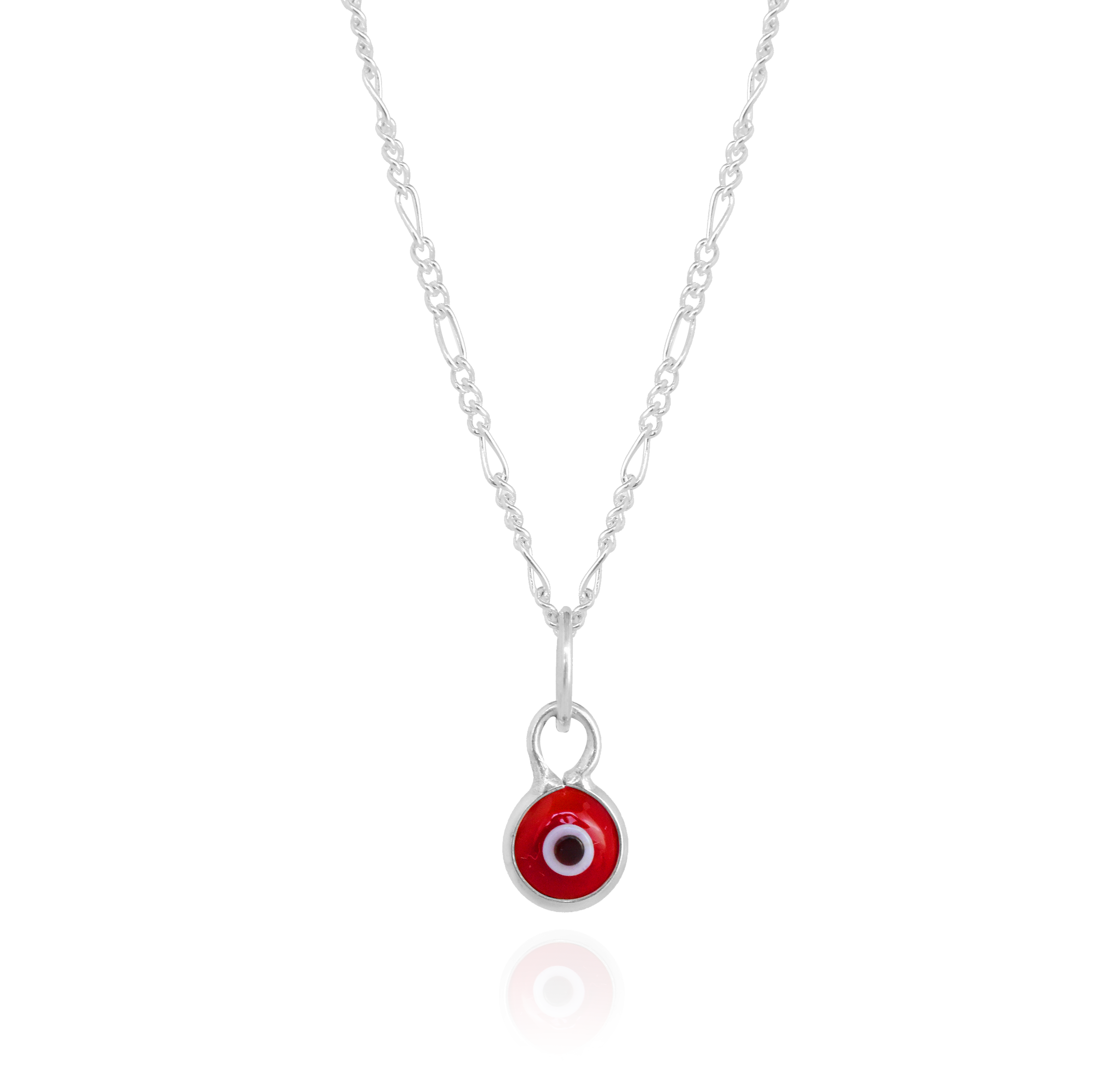 COLLAR OJO TURCO ROJO