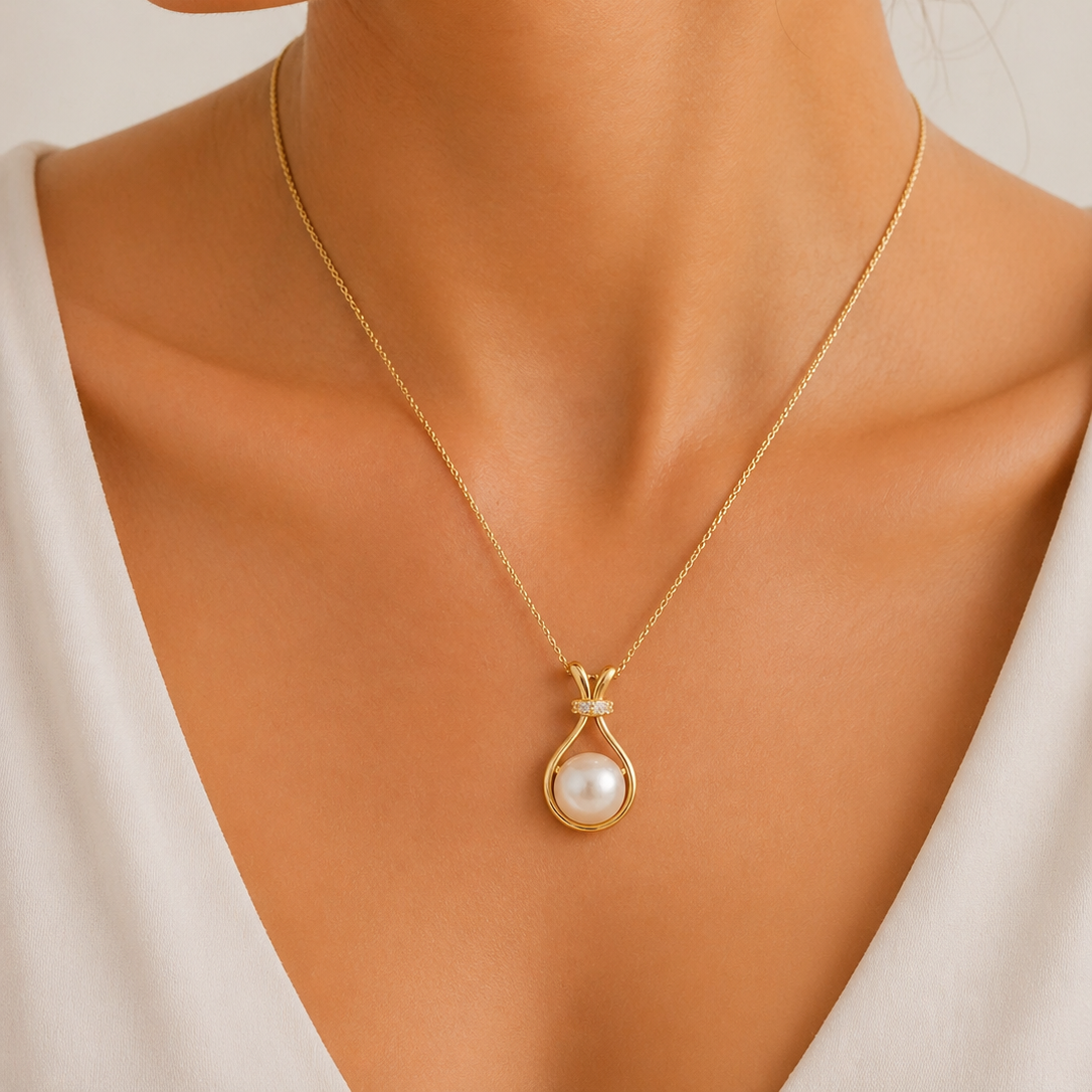 COLLAR PERLA AURA
