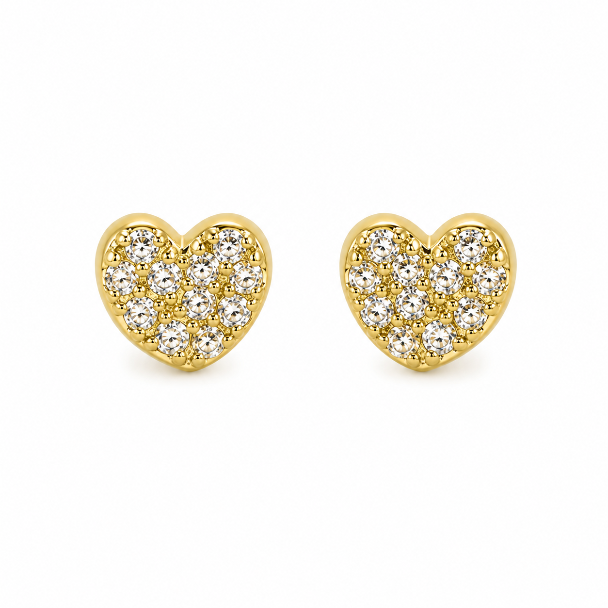 ARETES CORAZÓN SHINE