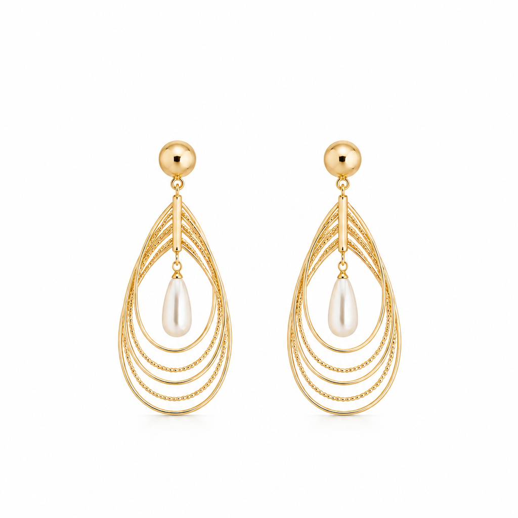 ARETES PERLA AUREA